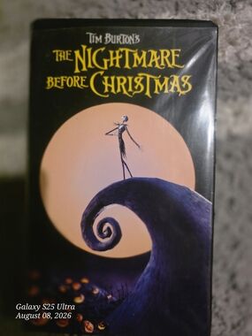 The Nightmare Before Christmas Vhs— Black & Purple